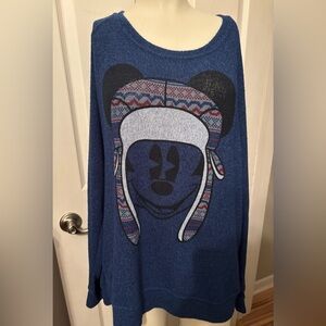 Disney parks Micky Mouse winter hat  sweater 2Xl